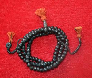 colored malas brown